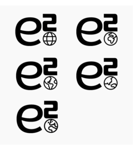 e² - Earth Express (Gaia) logos